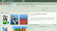 Desktop Screenshot of orcasnack-garth.deviantart.com