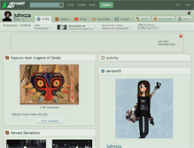 Tablet Screenshot of jufrezza.deviantart.com
