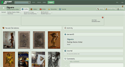 Desktop Screenshot of diguera.deviantart.com