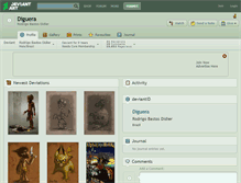 Tablet Screenshot of diguera.deviantart.com