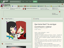 Tablet Screenshot of dani730.deviantart.com