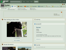 Tablet Screenshot of nyutan.deviantart.com