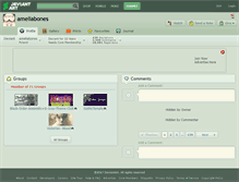 Tablet Screenshot of ameliabones.deviantart.com