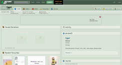Desktop Screenshot of egget.deviantart.com