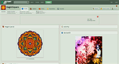 Desktop Screenshot of magicksquare.deviantart.com