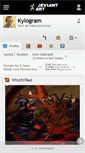 Mobile Screenshot of kylogram.deviantart.com
