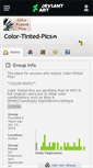 Mobile Screenshot of color-tinted-pics.deviantart.com
