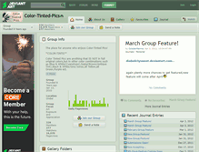 Tablet Screenshot of color-tinted-pics.deviantart.com