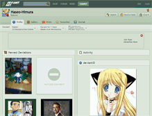 Tablet Screenshot of haseo-himura.deviantart.com