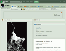 Tablet Screenshot of jasaal.deviantart.com