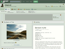 Tablet Screenshot of nikajewel.deviantart.com