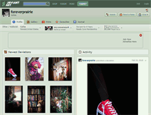 Tablet Screenshot of foreverprairie.deviantart.com