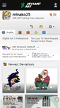 Mobile Screenshot of minako25.deviantart.com