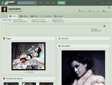 Tablet Screenshot of lasumasen.deviantart.com
