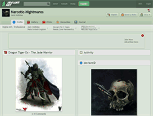 Tablet Screenshot of narcotic-nightmares.deviantart.com