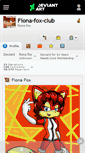 Mobile Screenshot of fiona-fox-club.deviantart.com