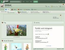 Tablet Screenshot of ookiikun.deviantart.com