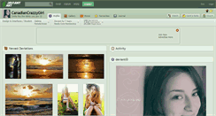 Desktop Screenshot of canadiancrazzygirl.deviantart.com