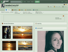 Tablet Screenshot of canadiancrazzygirl.deviantart.com