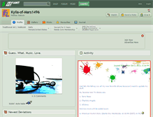 Tablet Screenshot of kylla-of-mars1496.deviantart.com