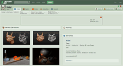 Desktop Screenshot of kidel.deviantart.com