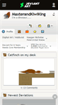 Mobile Screenshot of maxterandkiwiking.deviantart.com