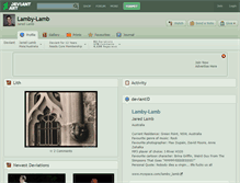 Tablet Screenshot of lamby-lamb.deviantart.com