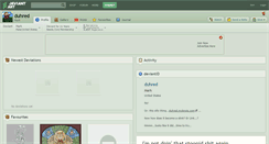 Desktop Screenshot of duhred.deviantart.com