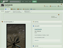 Tablet Screenshot of maxholanda.deviantart.com