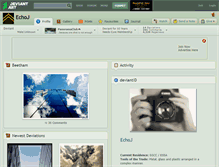 Tablet Screenshot of echoj.deviantart.com