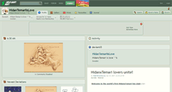 Desktop Screenshot of hidantemariislove.deviantart.com