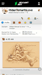 Mobile Screenshot of hidantemariislove.deviantart.com