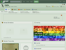 Tablet Screenshot of hattle.deviantart.com