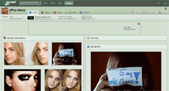 Desktop Screenshot of office-dance.deviantart.com