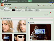 Tablet Screenshot of office-dance.deviantart.com