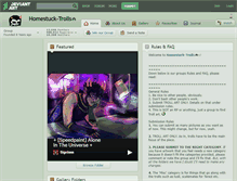 Tablet Screenshot of homestuck-trolls.deviantart.com