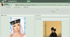 Desktop Screenshot of carollina.deviantart.com