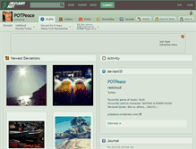 Tablet Screenshot of potpeace.deviantart.com