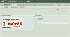 Desktop Screenshot of cannonbolt11.deviantart.com