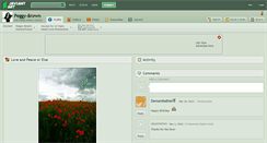 Desktop Screenshot of peggy-brown.deviantart.com