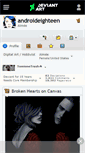 Mobile Screenshot of androideighteen.deviantart.com