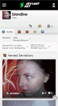 Mobile Screenshot of blondine.deviantart.com