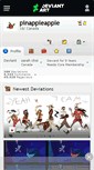 Mobile Screenshot of pinappleapple.deviantart.com