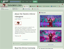 Tablet Screenshot of dantealighieri-club.deviantart.com