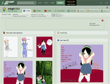 Tablet Screenshot of edsgirl101.deviantart.com