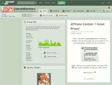 Tablet Screenshot of colorsandanime.deviantart.com