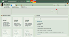 Desktop Screenshot of heroworld.deviantart.com