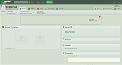 Desktop Screenshot of linkhermit.deviantart.com