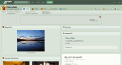 Desktop Screenshot of cherrycats.deviantart.com