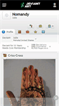 Mobile Screenshot of nomandy.deviantart.com